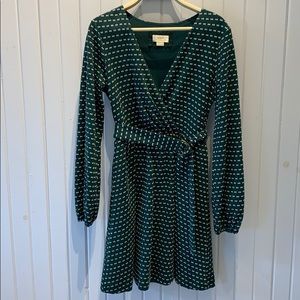 Anthropologie Beautiful Knit Emerald Green Dress